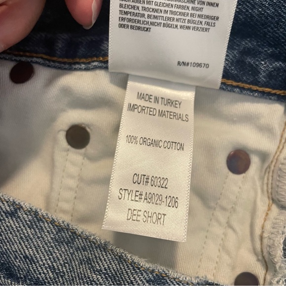 Agolde Dee High Rise Shorts - Picture 10 of 11